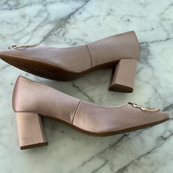 Taryn Rose Maci Crystal Satin Pumps - Picture 7 of 7